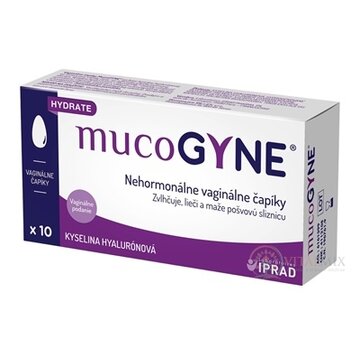 mucoGYNE nehormonálne vaginálne čapíky 1x10 ks obrázok