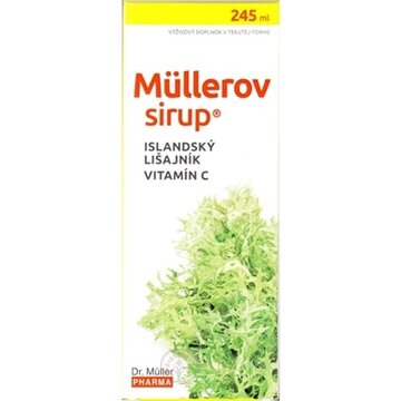 MÜLLEROV SIRUP S ISLANDSKÝM LIŠAJNÍKOM A VIT. C 1x245 ml obrázok