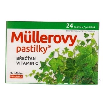 MÜLLEROVE pastilky BREČTAN, VIT. C 1x24 ks obrázok