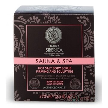 NATURA SIBERICA SAUNA&SPA Hot Body Scrub telový peeling, horúci, so soľou, na chudnutie 1x370 ml obrázok