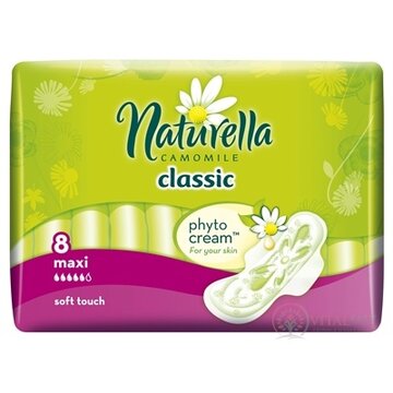 Naturella CAMOMILE Classic Maxi hygienicke vlozky 1x8 ks obrázok