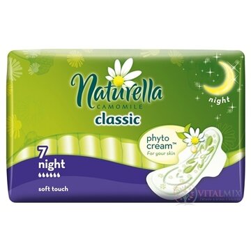 Naturella CAMOMILE Classic Night hygienické vložky 1x7 ks obrázok