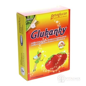 NATURES GLUKÁNKY JAHODOVÉ pastilky 1x30 ks obrázok