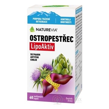 NATUREVIA PESTREC LipoAktiv cps 1x60 ks obrázok
