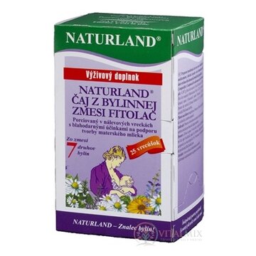 NATURLAND FITOLAC bylinná zmes, nálevové vrecúška 25x1,5 g (37,5 g) obrázok