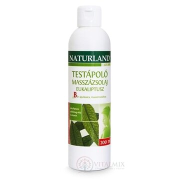 NATURLAND OŠETRUJÚCI MASÁŽNY OLEJ EUKALYPTOVÝ 1x200 ml obrázok