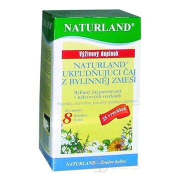NATURLAND UKĽUDŇUJÚCA BYLINNÁ ZMES nálevové vrecúška 25x1,5 g (37,5 g) obrázok