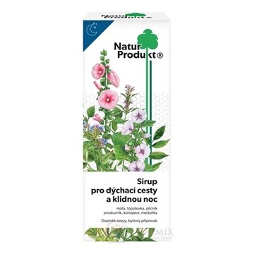 NaturProdukt Sirup pre dýchacie cesty, pokojnú noc sirup 1x200 ml obrázok