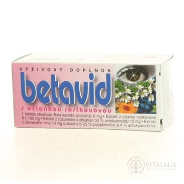 NATURVITA BETAVID s očiankou rostkovovou tbl 1x60 ks obrázok