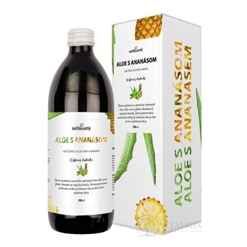 nefdesanté ALOE S ANANÁSOM šťava 1x500 ml obrázok