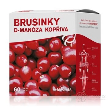 nefdesanté BRUSNICE D-MANÓZA ŽIHĽAVA tbl 6x10 (60 ks) obrázok