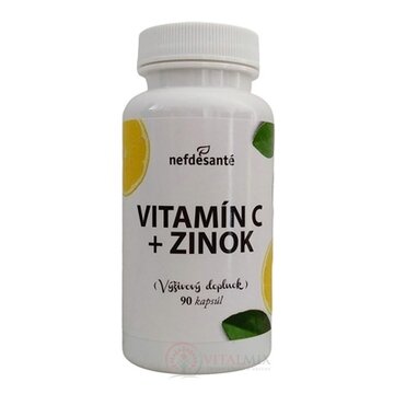 nefdesanté VITAMÍN C + ZINOK cps 1x90 ks obrázok