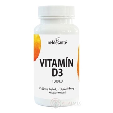 nefdesanté VITAMÍN D3 1000 I.U. cps 1x90 ks obrázok
