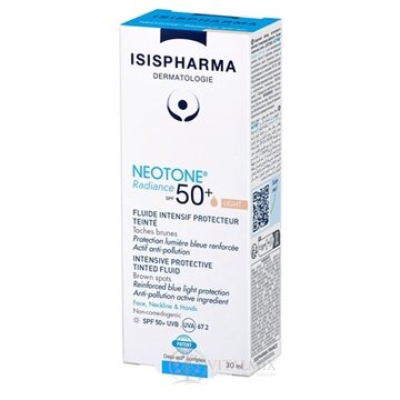 NEOTONE Radiance SPF 50+ tinted Light tónovaný ochranný fluid, pigmentové škvrny 1x30 ml obrázok