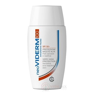 neoVIDERM 100 SPF 50+ fluidná emulzia s ochranným faktorom 1x50 ml obrázok