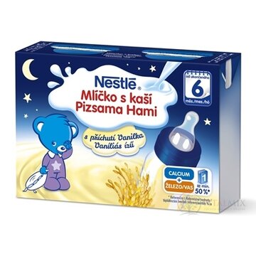 Nestlé Mliečko s kašou VANILKOVÉ od ukonč. 6. mesiaca, 2x200 ml (400 ml) obrázok