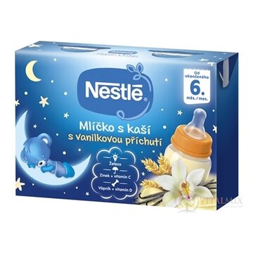 Nestlé Mliečko s kašou VANILKOVÉ od ukonč. 6. mesiaca, 2x200 ml (400 ml) obrázok