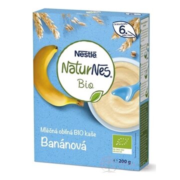 Nestlé NaturNes BIO Banánová mliečna obilná kaša 1x200 g obrázok
