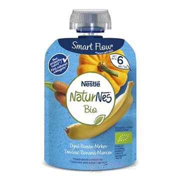 Nestlé NaturNes BIO Tekvica Banán Mrkva kapsička, ovocno-zeleninová desiata (od ukonč. 6.mesiaca) 1x90 g obrázok