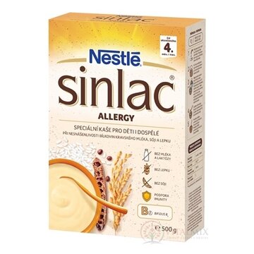 Nestlé Nemliečna kaša SINLAC Allergy pre deti (od ukonč. 4. mesiaca) aj dospelých 1x500 g obrázok