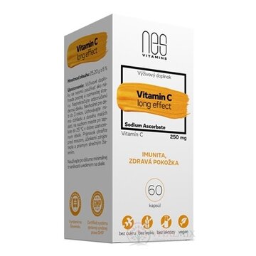 nesVITAMINS Vitamin C 250 mg long effect cps 1x60 ks obrázok