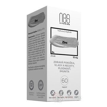 nesVITAMINS Zinc 15 mg cps 1x60 ks obrázok