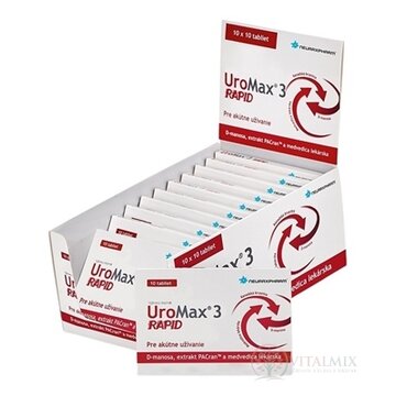 Neuraxpharm UroMax 3 RAPID tbl 10x10 ks (100 ks) obrázok