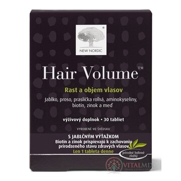 NEW NORDIC HAIR VOLUME tbl 1x30 ks obrázok