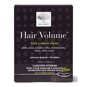 NEW NORDIC HAIR VOLUME tbl 1x90 ks obrázok