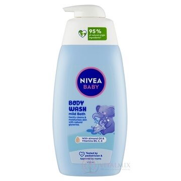 NIVEA BABY Sprchovací gél pre jemný kúpeľ 1x450 ml obrázok