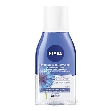 NIVEA Dvojfázový ODLIČOVAČ očí Cornflower pre citlivú oblasť očných partií 1x125 ml obrázok