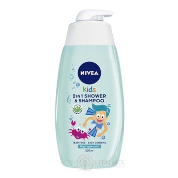 NIVEA Kids 2in1 Detský sprchový gél Boy s jablkovou vôňou 1x500 ml obrázok