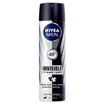 NIVEA MEN Anti-perspirant Black&White Power sprej 1x150 ml obrázok