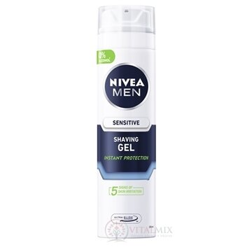 NIVEA MEN Gél na holenie SENSITIVE pre citlivú pleť 1x200 ml obrázok