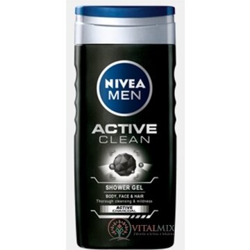 NIVEA MEN SPRCHOVÝ GÉL Active Clean 1x250 ml obrázok