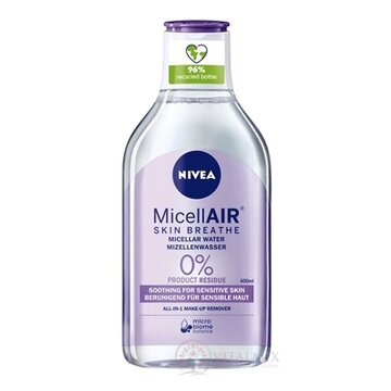 NIVEA Micelárna voda MicellAIR Sensitive upokojujúca, all in 1, 1x400 ml obrázok