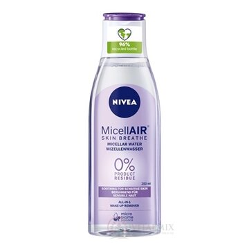 NIVEA Micelárna voda MicellAIR Sensitive upokujujúca, all in 1, 1x200 ml obrázok