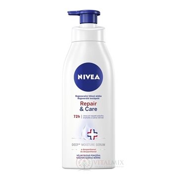 NIVEA Regeneračné telové mlieko Repair & Care veľmi suchá pokožka 1x400 ml obrázok