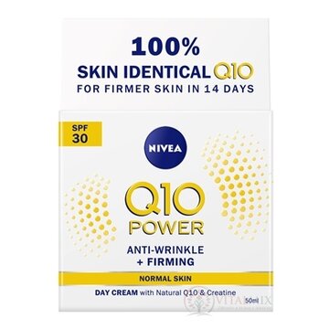 NIVEA Spevňujúci denný krém Q10 POWER  SPF30 proti vráskam, normálna pleť 1x50 ml obrázok