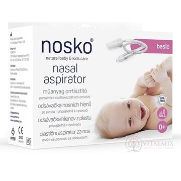 nosko nasal aspirator basic odsávačka hlienov z plastu, pripojiteľná k vysávaču 1x1 ks obrázok