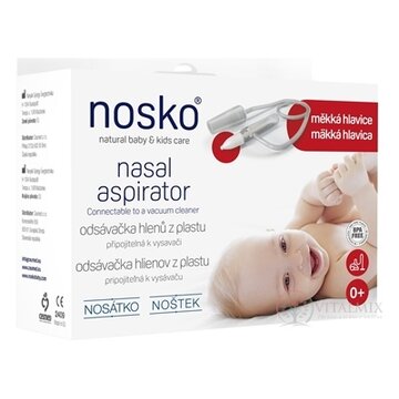 nosko Odsávačka hlienov - Mäkká hlavica plastová s mäkkou hlavicou, pripojiteľná k vysávaču, 1x1 ks obrázok