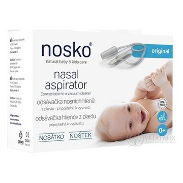nosko Odsávačka hlienov - Original plastová, pripojiteľná k vysávaču 1x1 ks obrázok