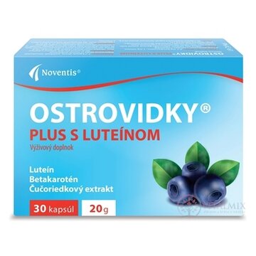 Noventis Ostrovidky Plus s luteínom cps 1x30 ks obrázok