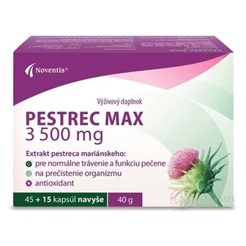 Noventis PESTREC MAX 3500 mg cps 45+15 navyše (60 ks) obrázok