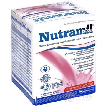 NUTRAMIL COMPLEX Jahoda kompletná výživa, vrecúška 7x72 g (504 g) obrázok