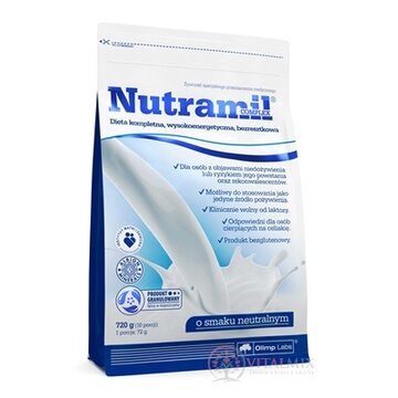 NUTRAMIL COMPLEX Neutral nutrične kompletná výživa (10 porcií) 1x720 g obrázok