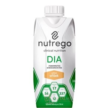 Nutrego DIA s príchuťou oriešok tekutá výživa 12x330 ml obrázok