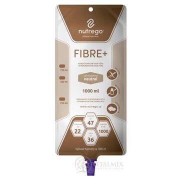 Nutrego FIBRE+ s príchuťou neutral tekutá výživa, sondová 6x1000 ml obrázok