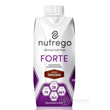 Nutrego FORTE s príchuťou čokoláda 12x330 ml obrázok