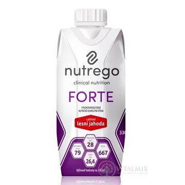 Nutrego FORTE s príchuťou lesná jahoda 12x330 ml obrázok